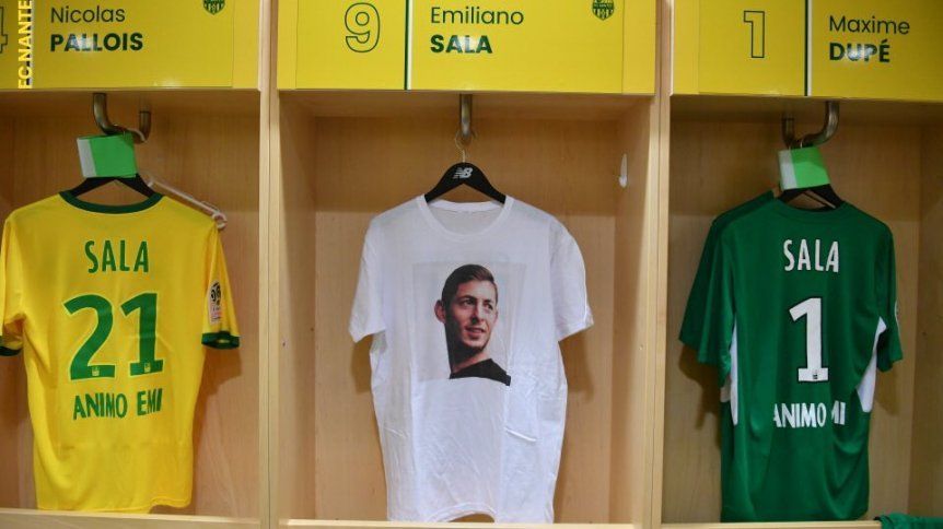 Emiliano Sala, presente en las camisetas del Nantes