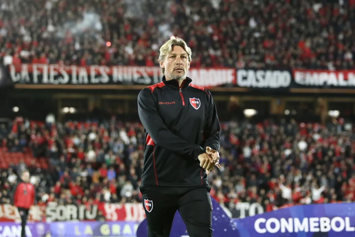 Gabriel Heinze, director técnico de Newell's. Gabriel Heinze, director técnico de Newell's.