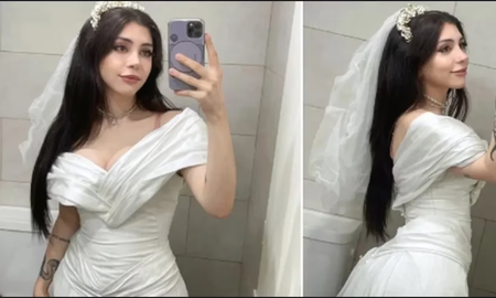 Fue viral: una streamer se compró un vestido de novia y se casó con ella misma Fue viral: una streamer se compró un vestido de novia y se casó con ella misma