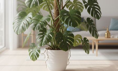 La monstera queda linda en toda la casa. La monstera queda linda en toda la casa.