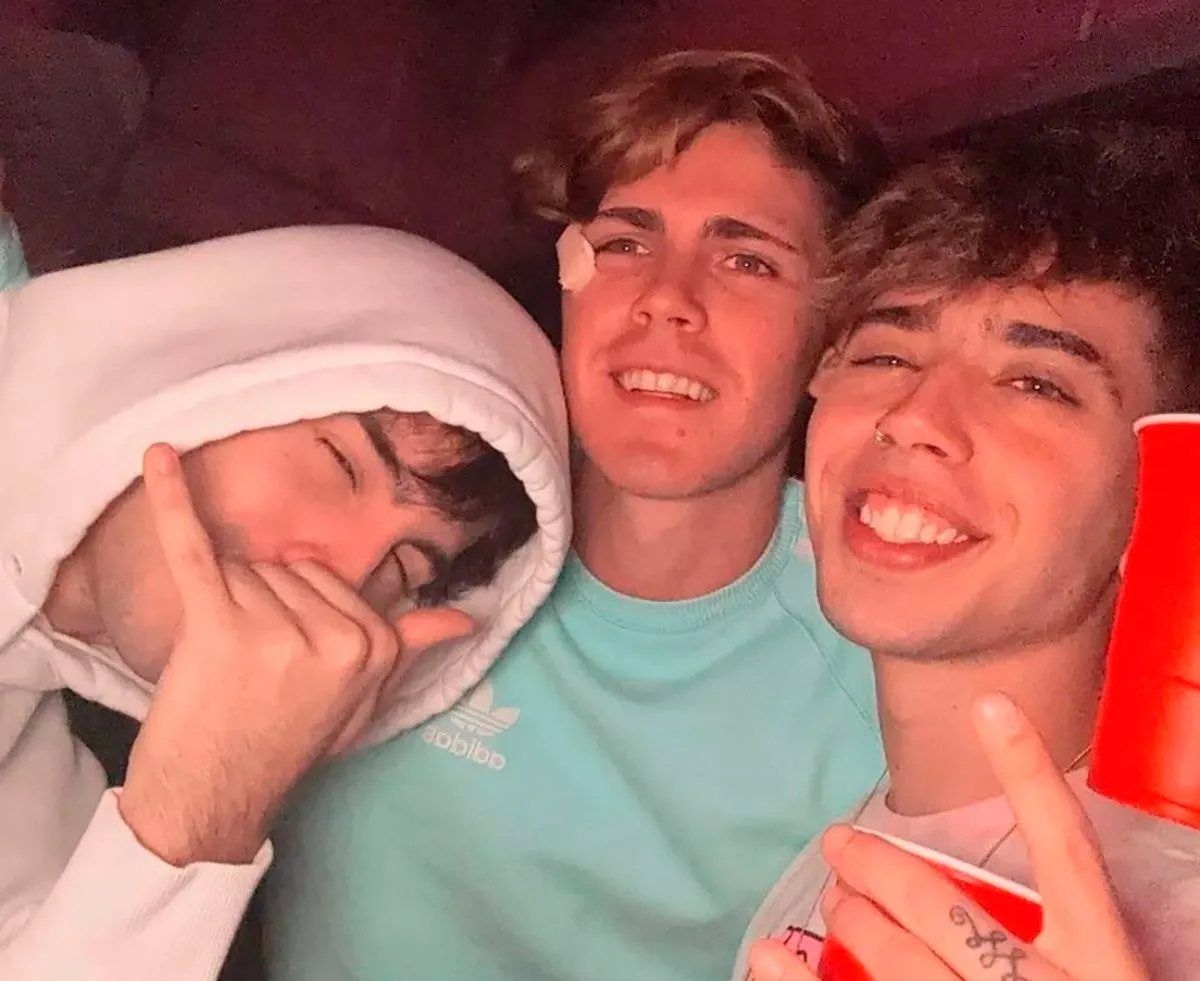 Marcos Ginocchio y Rusherking juntos. Marcos Ginocchio y Rusherking juntos.