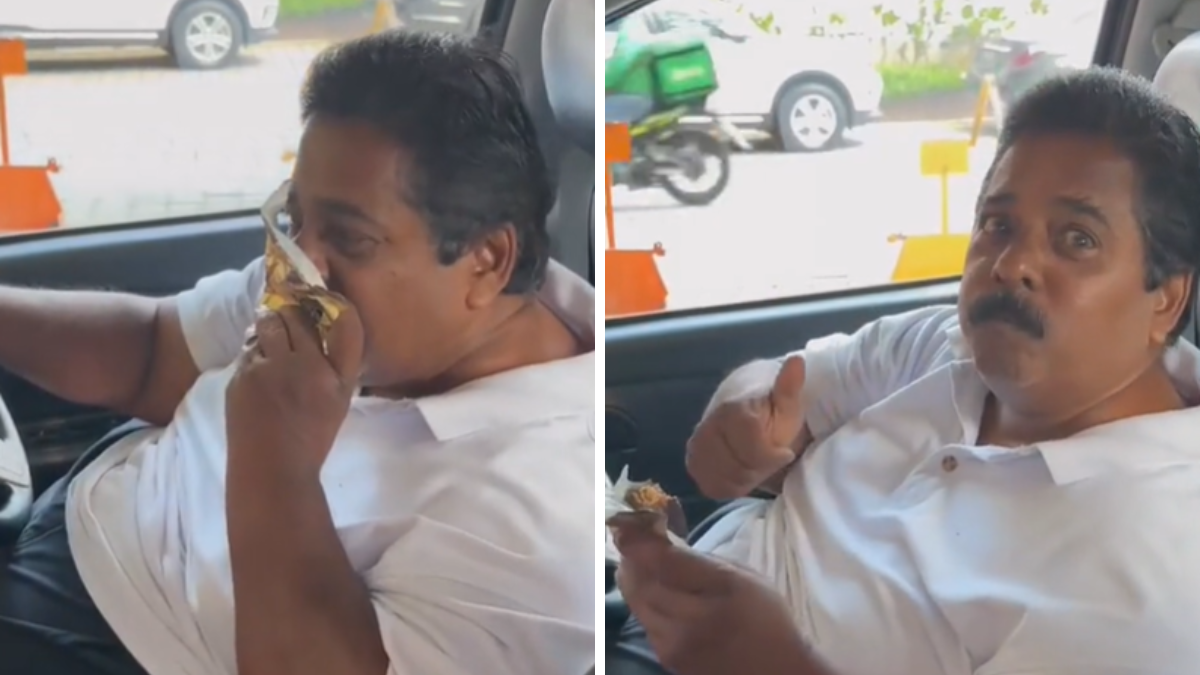 La impensada reacción de un conductor de Malasia al probar un alfajor Argentino.