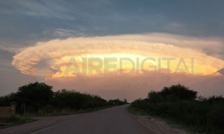 Así se vio el cielo de Tostado durante la tormenta en Tostado. Así se vio el cielo de Tostado durante la tormenta en Tostado.