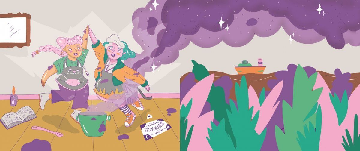 El libro tiene ilustraciones de Flopa.