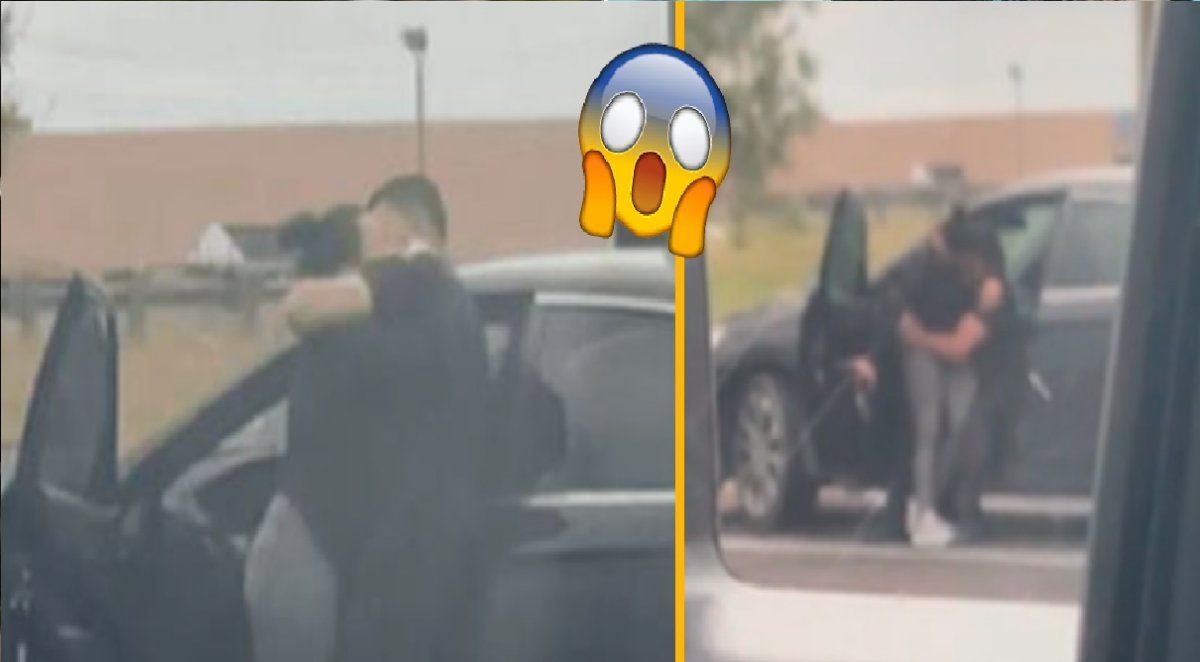 Fue a buscar a su novia al gimnasio y descubrió que le era infiel