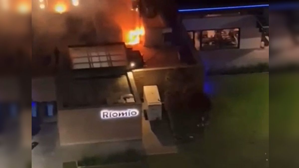 No hubo personas lesionadas pero sí daños materiales.