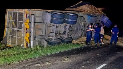 Accidente en Ruta 12: un hombre se disparó luego de protagonizar un choque entre una camioneta y un camión
