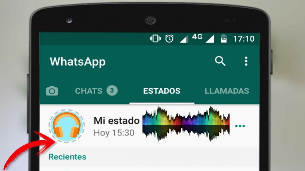 C&oacute;mo poner m&uacute;sica en los estados de WhatsApp