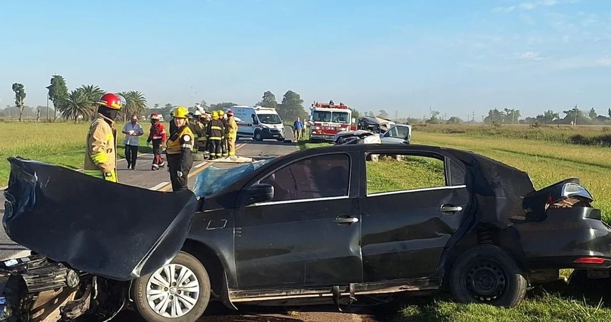 El accidente de tránsito se produjo en el kilómetro 94 de la ruta 34, a la altura de la localidad de Centeno. El accidente de tránsito se produjo en el kilómetro 94 de la ruta 34, a la altura de la localidad de Centeno. 