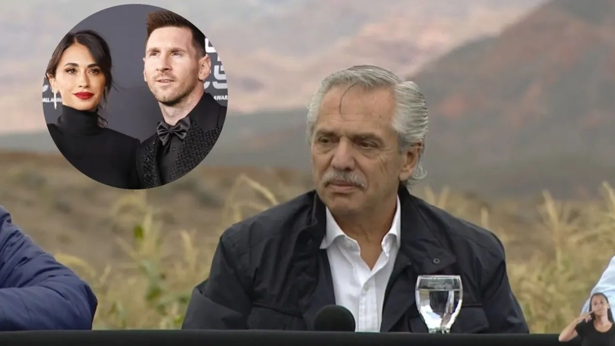 El Presidente hizo mención del ataque al supermercado de la familia de Antonela Roccuzzo y reveló que el Gobierno analiza medidas.