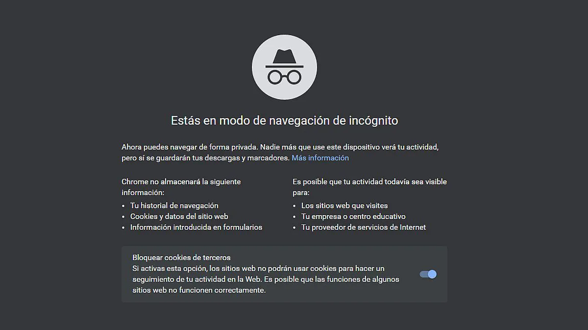 Evitar que se muestren nuestros datos y navegaciones.