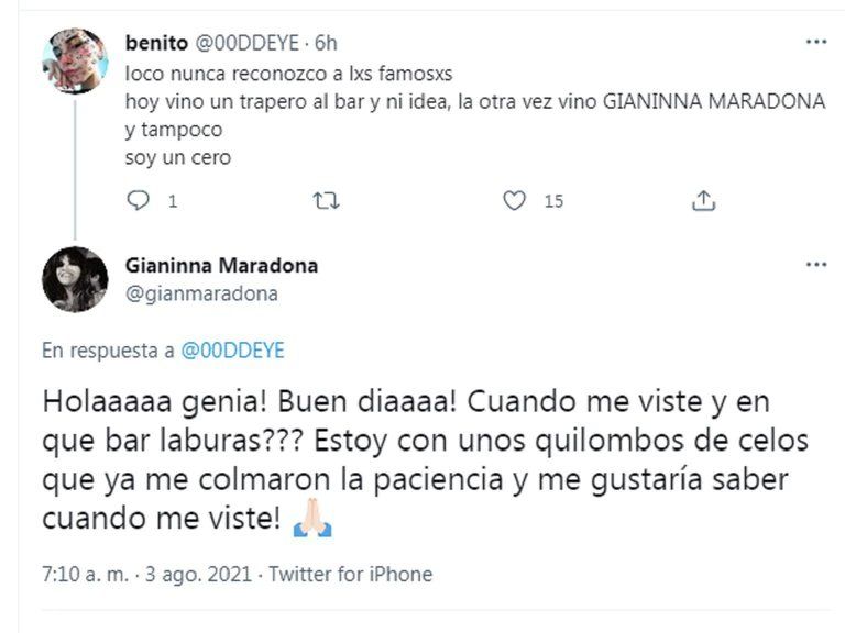 La crisis de Daniel Osvaldo y Gianinna Maradona.