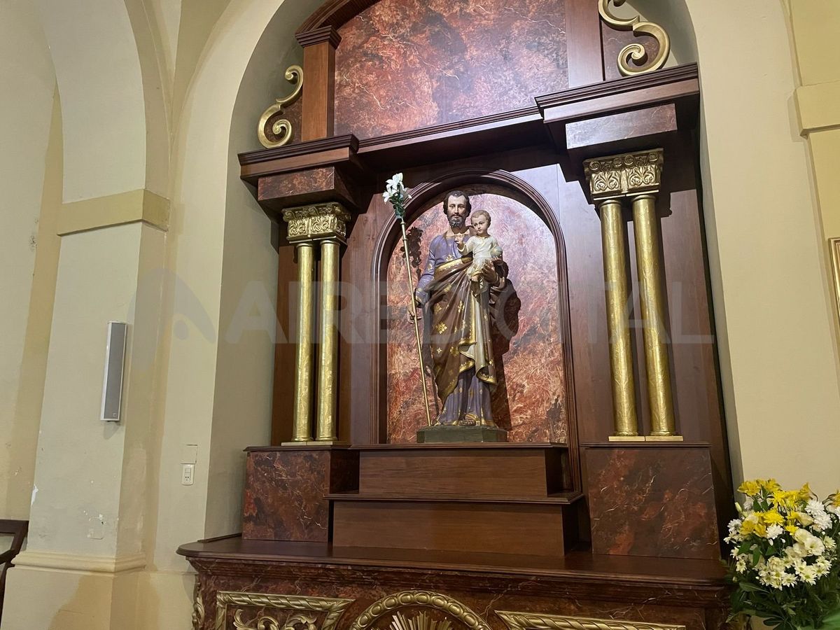 El nuevo altar de San José en la Catedral Metropolitana de Santa Fe.