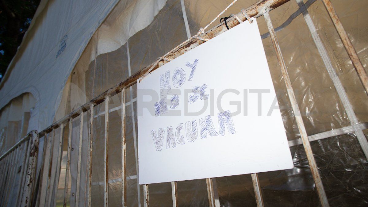 El CEF 29 está cerrado por falta de turnos de vacunación. 