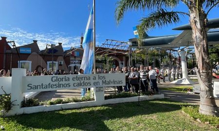 El acto se realizó en el Centro de excombatientes de Malvinas ubicado en Pedro Vittori 4200. El acto se realizó en el Centro de excombatientes de Malvinas ubicado en Pedro Vittori 4200.