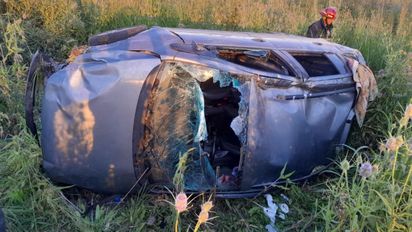 Accidente fatal: un hombre murió tras volcar con su auto en Ruta Provincial 41, cerca de San Antonio de Areco