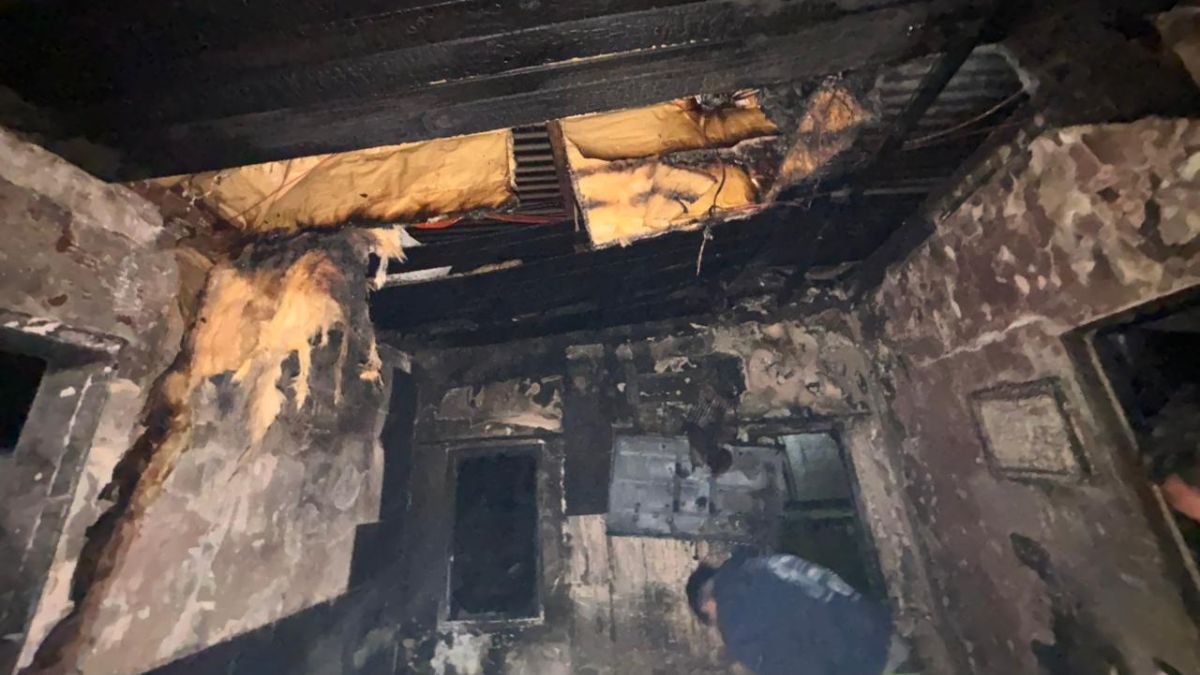 El incendio se registró alrededor de las 2 en Pueblo Irigoyen. El incendio se registró alrededor de las 2 en Pueblo Irigoyen.