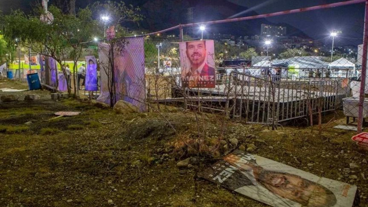 El candidato a la presidencia de México, Jorge Álvarez Máynez, estuvo presente en el evento y resultó ileso. El candidato a la presidencia de México, Jorge Álvarez Máynez, estuvo presente en el evento y resultó ileso.