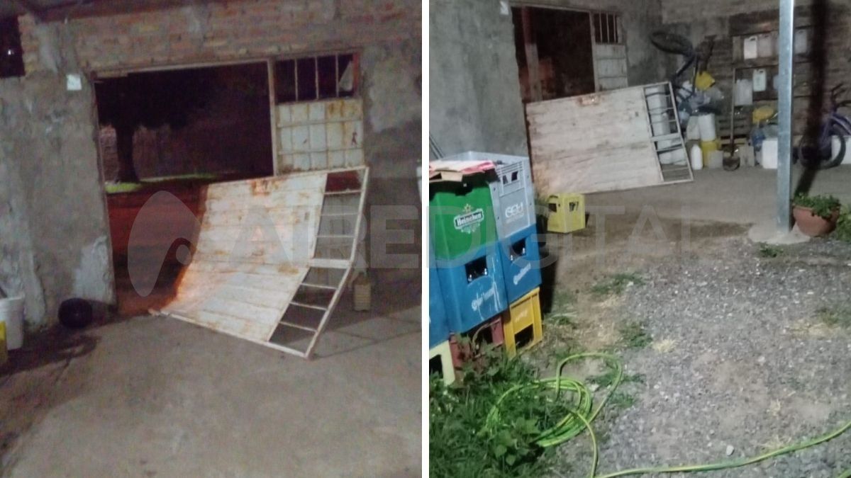 Barrio Santa Rita II: reventaron un portón y se robaron una moto