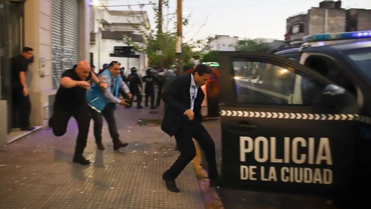 Así se retiraba Marcelo Moretti