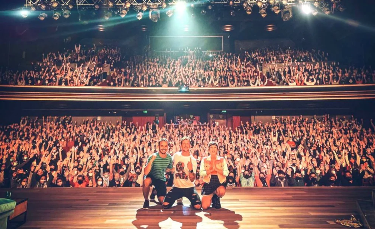 Nico Vázquez, Gimena Accardi y Benjamín Roja, protagonistas de Una semana nada más.