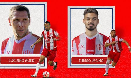 Unión anunció en la noche del sábado el arribo de dos refuerzos: Luciano Aued y Thiago Vecino. Unión anunció en la noche del sábado el arribo de dos refuerzos: Luciano Aued y Thiago Vecino.