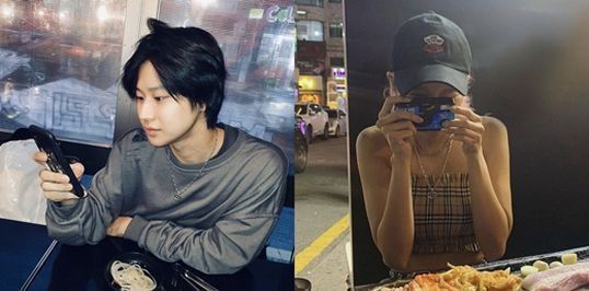 Hyebin y Marco usaban el mismo collar.