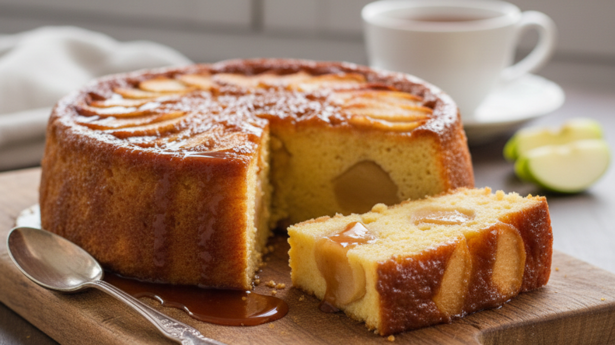 Flan de manzana sin horno: la receta fácil y para hacer en menos de 35 minutos.