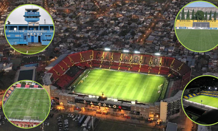 Se conocieron los estadios y las canchas que Colón visitará en la Primera Nacional 2024. Se conocieron los estadios y las canchas que Colón visitará en la Primera Nacional 2024.