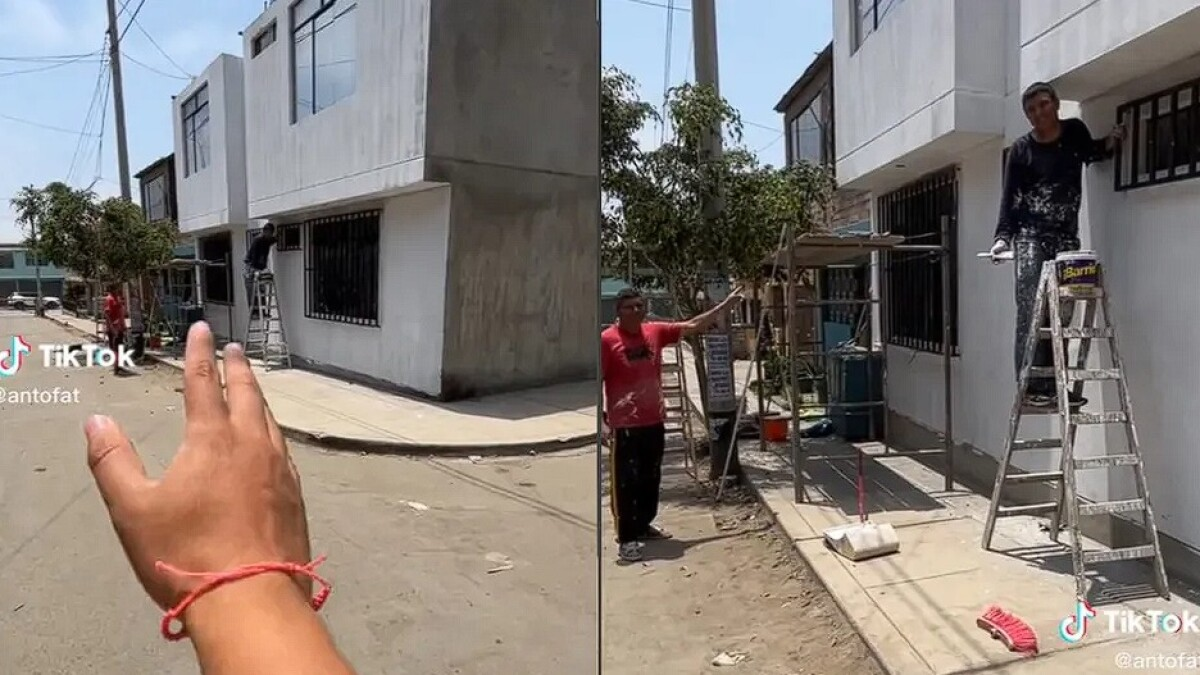 Un albañil se confundió de casa y pintó la del vecino: ¿Quién me paga por esto?