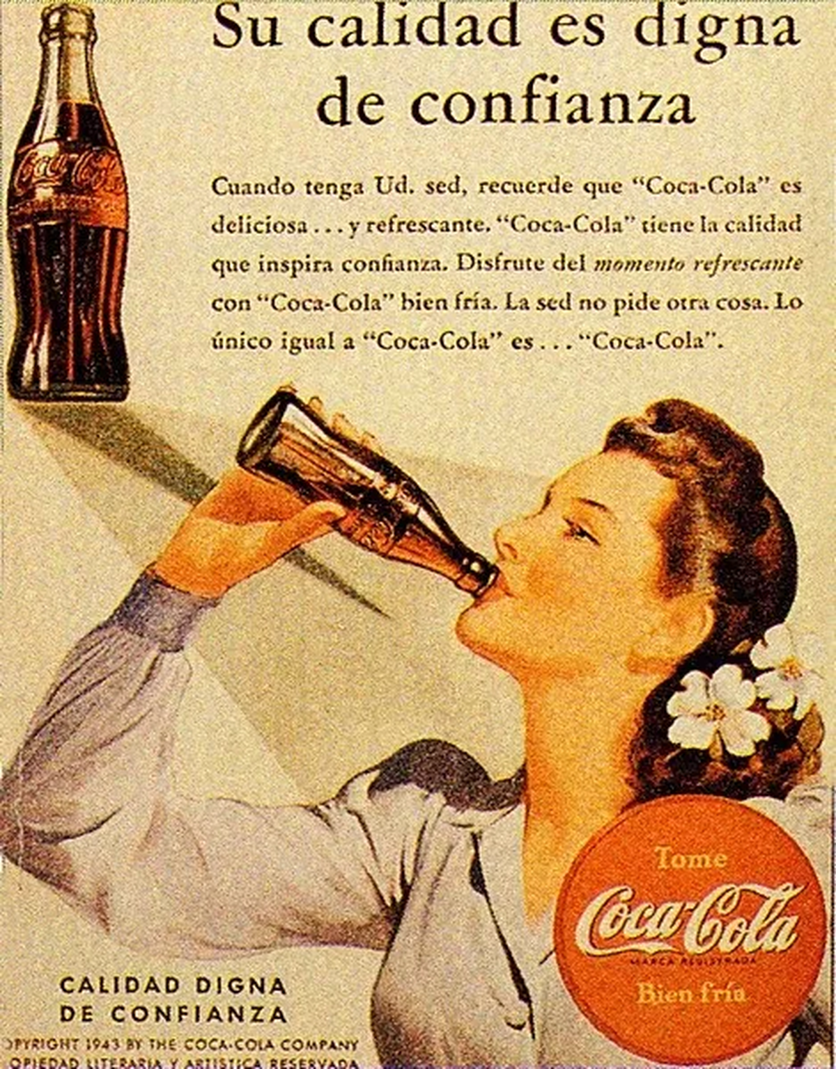 Publicidad de la época. Publicidad de la época.