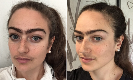 Una mujer lleva un año sin depilarse el bigote y las cejas y lo exhibe en las redes Una mujer lleva un año sin depilarse el bigote y las cejas y lo exhibe en las redes