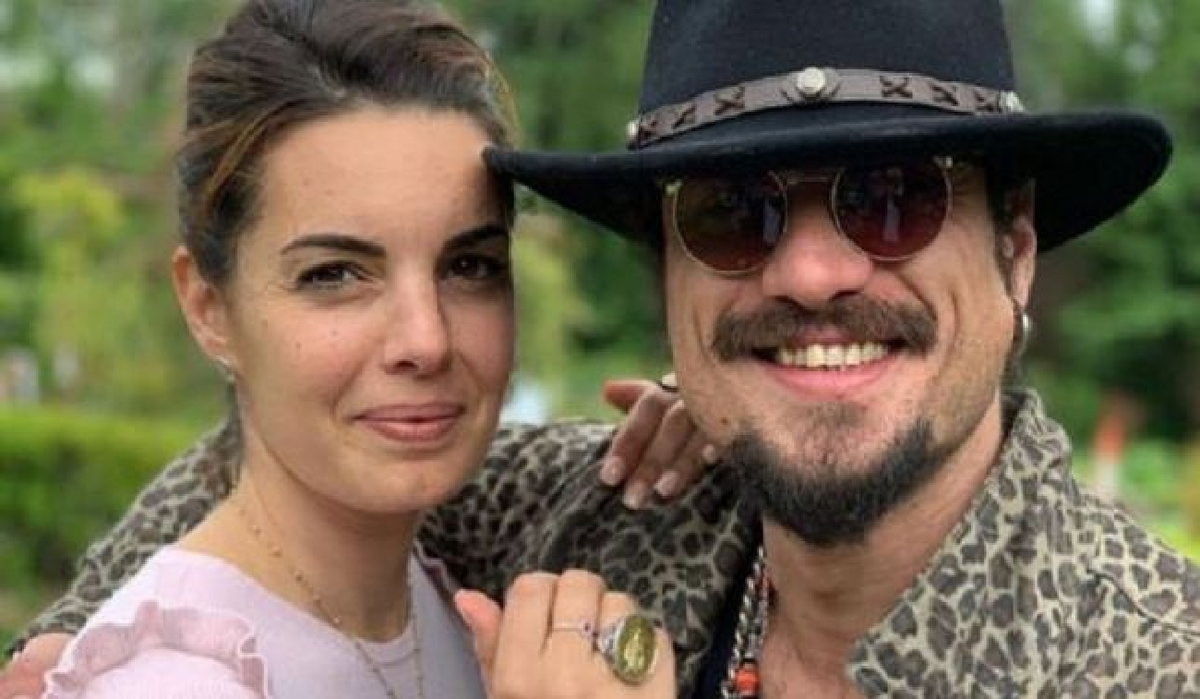 Daniel Osvaldo y Elena Braccini