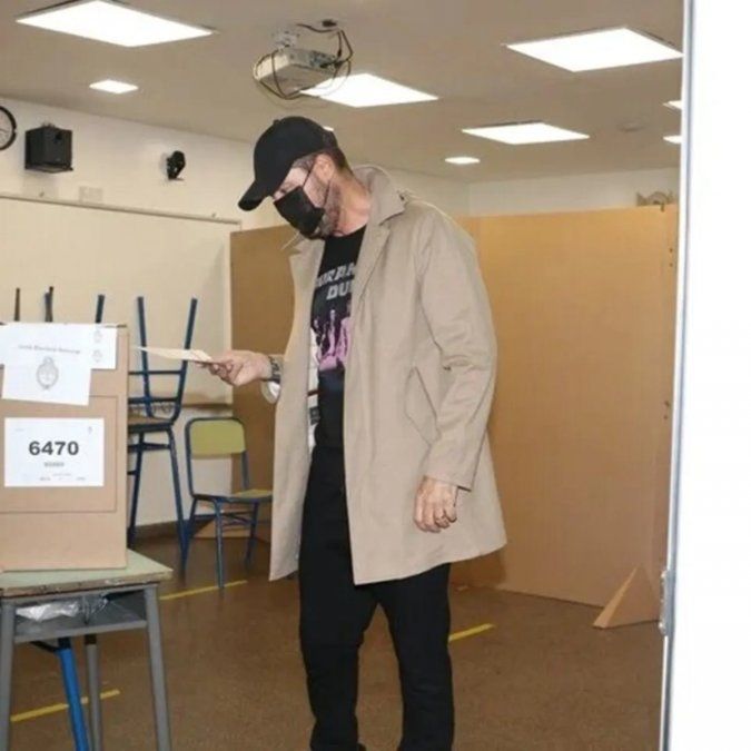 Marcelo Tinelli votó en las Paso 2021.