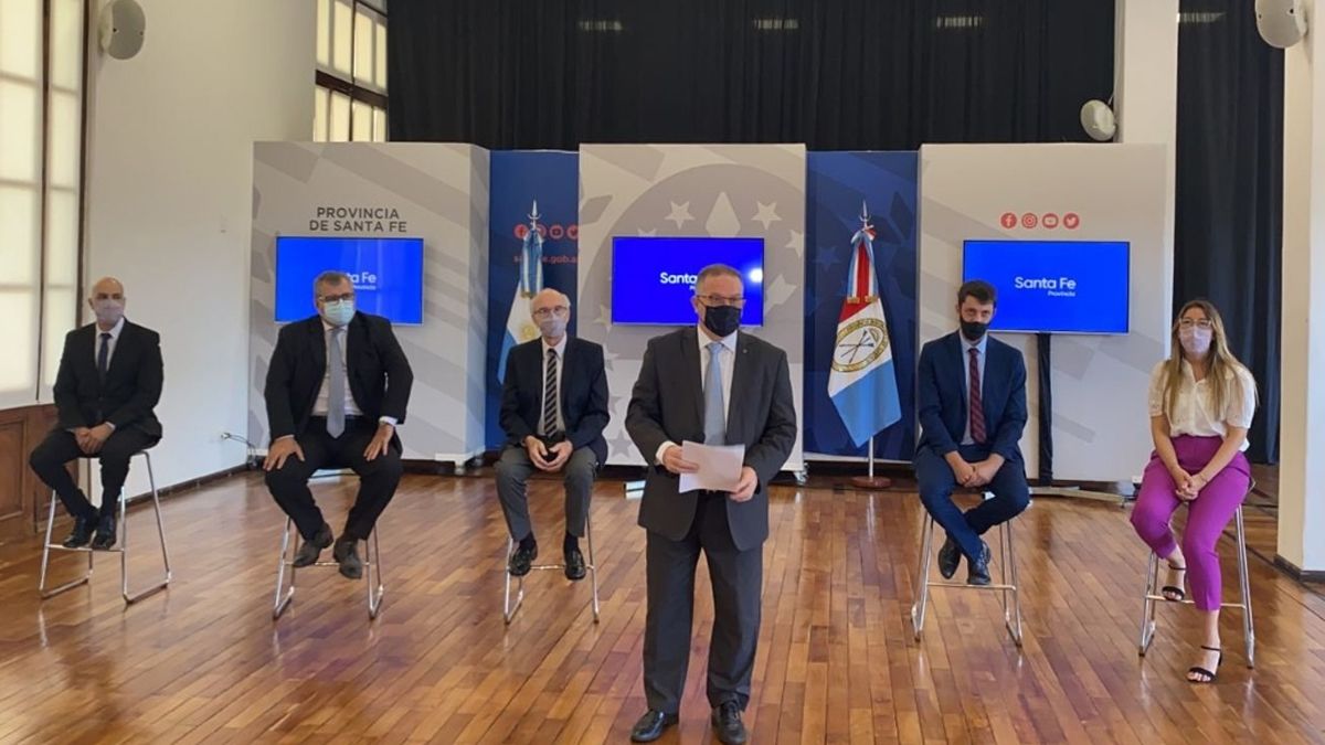 Jorge Lagna anunció los nuevos nombres en el Ministerio de Seguridad.