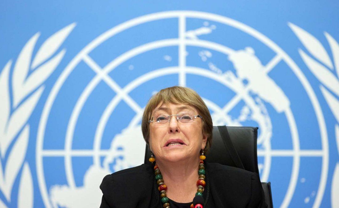 Michelle Bachelet es la alta comisionada por los Derechos Humanos, ante la Organización de las Naciones Unidas.