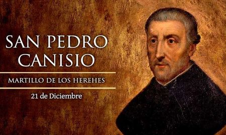 La iglesia católica celebra a San Pedro Canisio