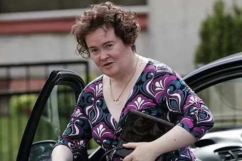 Boyle, unos días después de ganar Got Talent en Reino Unido, en 2009