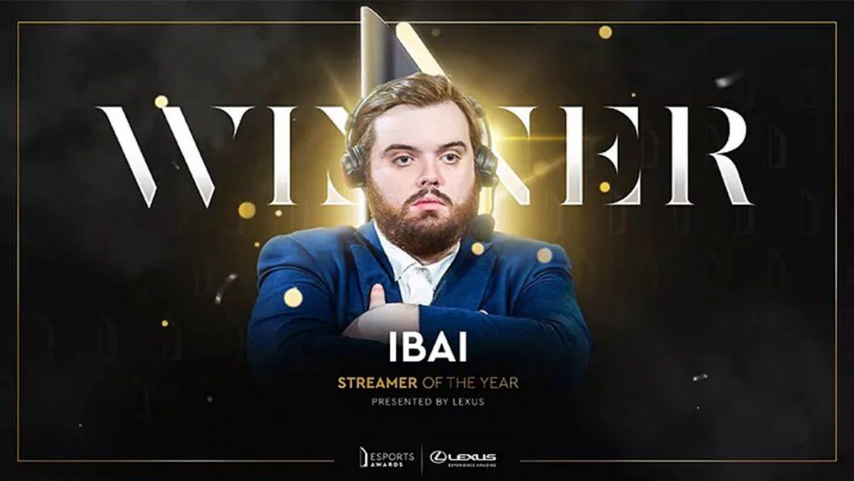 Ibai Llanos gana el premio al Mejor Streamer del Año en The Esports Awards