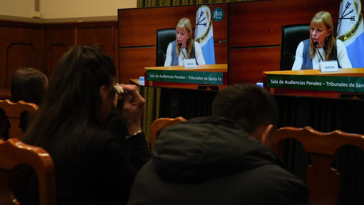 El momento en que se leyó el veredicto del primer juicio por jurados en Santa Fe. El momento en que se leyó el veredicto del primer juicio por jurados en Santa Fe.