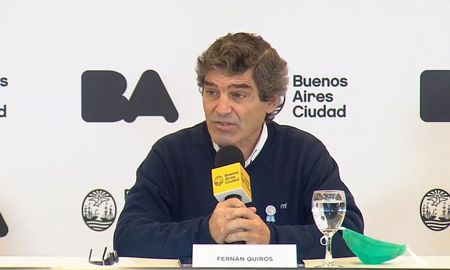 El ministro de Salud porteño, Fernán Quirós. El ministro de Salud porteño, Fernán Quirós.