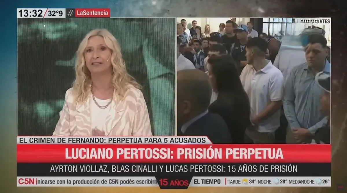 Caso Fernando Báez Sosa: al grito de ¡Asesinos! una periodista recibió el fallo