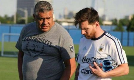 lionel messi y claudio tapia, reunidos en barcelona