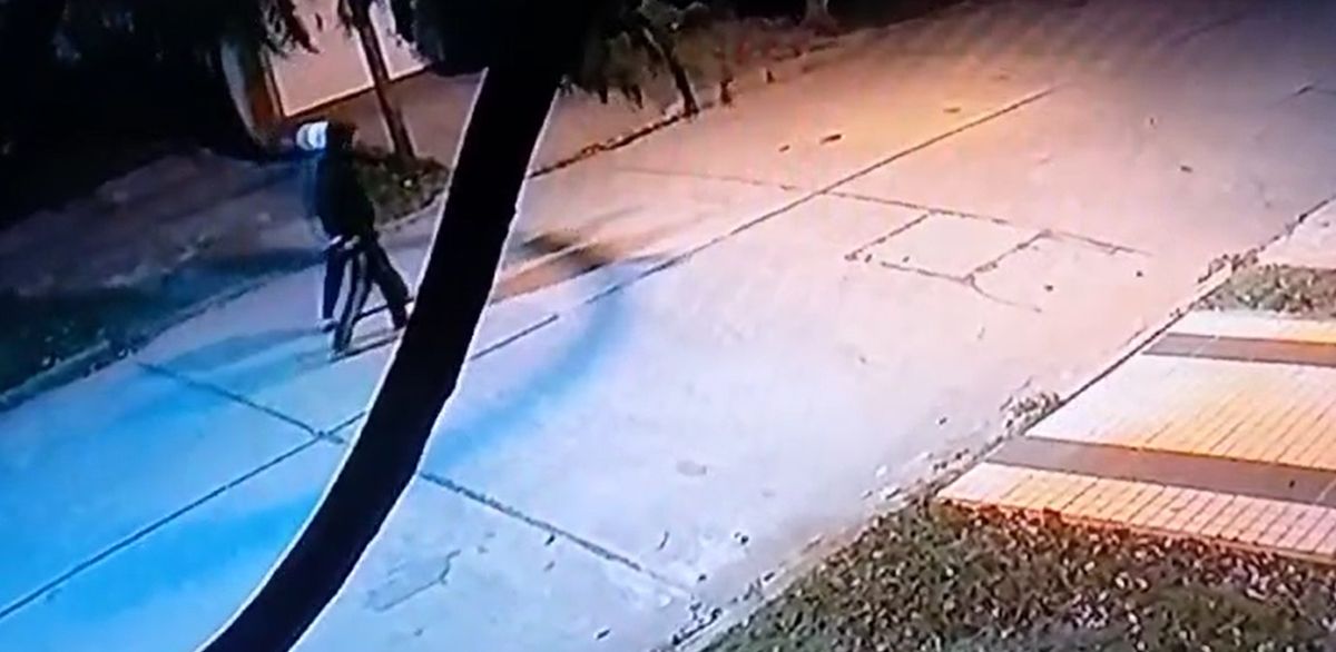 Los ladrones fueron grabados en una cámara de la zona.&nbsp;