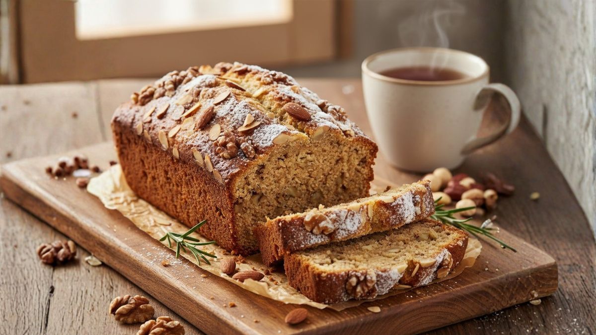 La receta en pocos pasos para hacer budín de nueces y almendras sin harina ni azúcar.