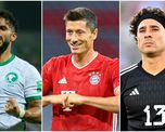 &nbsp;Saleh Al Shehri (Arabia Saudita), Robert Lewandoswki (Polonia) y Guillermo Ochoa (México).