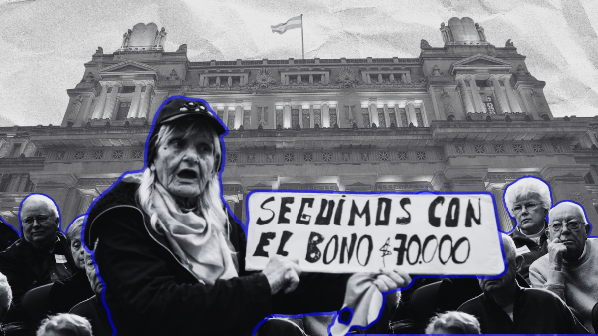 El refuerzo previsional (bono) sigue congelado en $70.000 desde marzo de 2024.