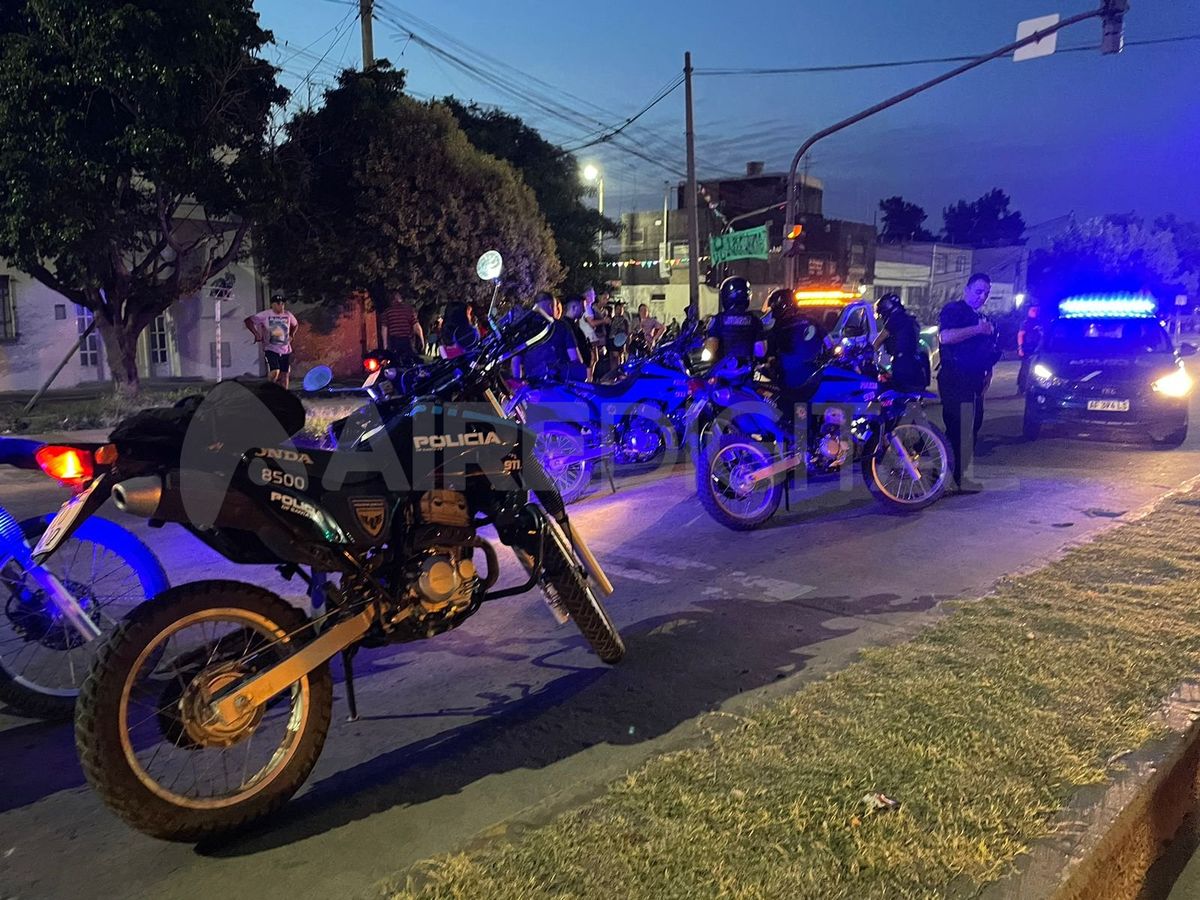 Tras la persecución policial