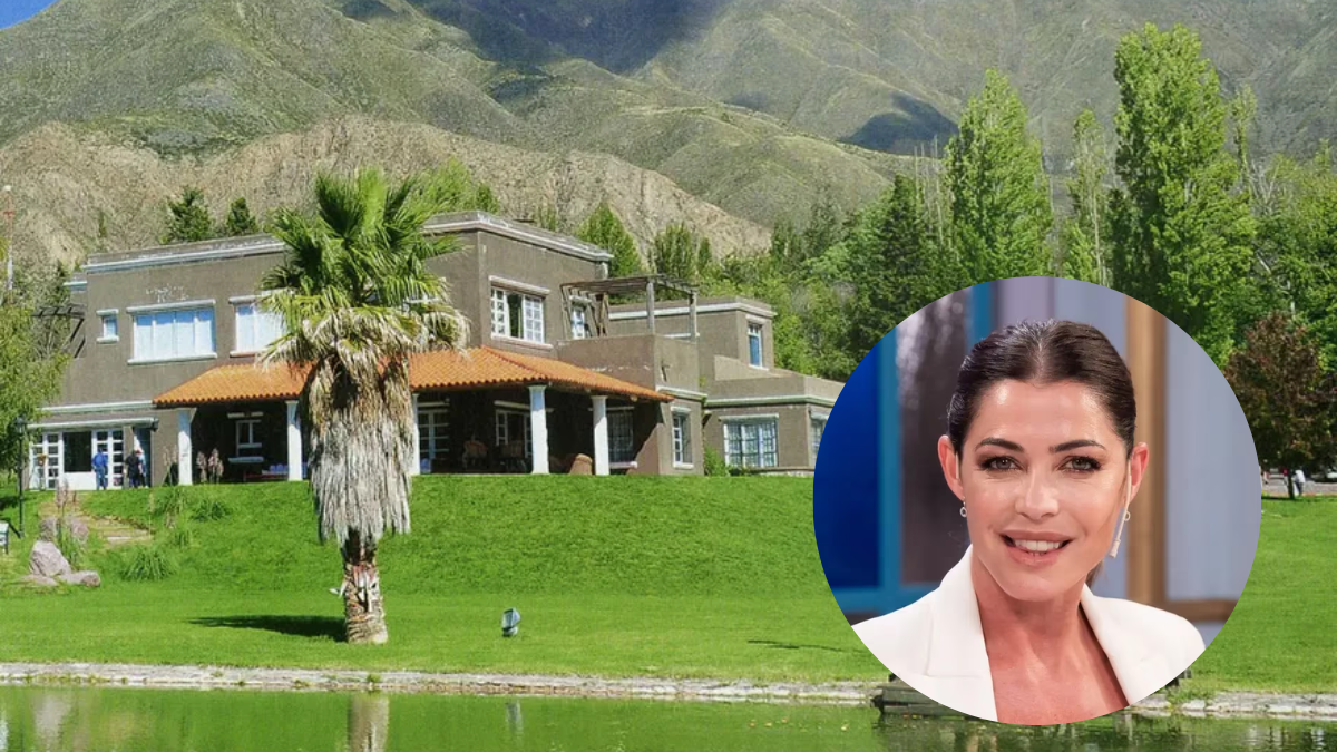 Así es la impresionante casa de Pamela David en Mendoza: con lago propio y con vista a la cordillera
