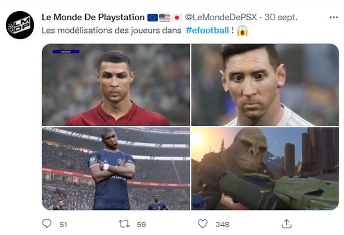 La monstruosas caras de los futbolistas generaron burlas en las redes.
